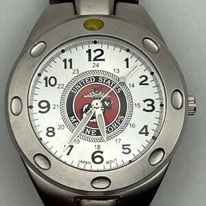 Accutime US Marine Corps Mens Collectible Watch Working